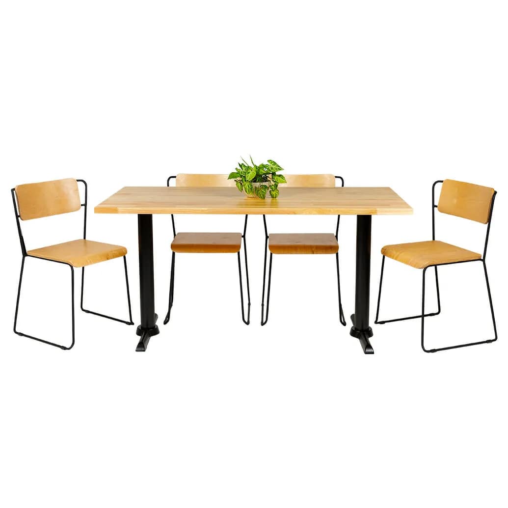 Rectangle Rafael Timber Table Tops Rubberwood - Image 4