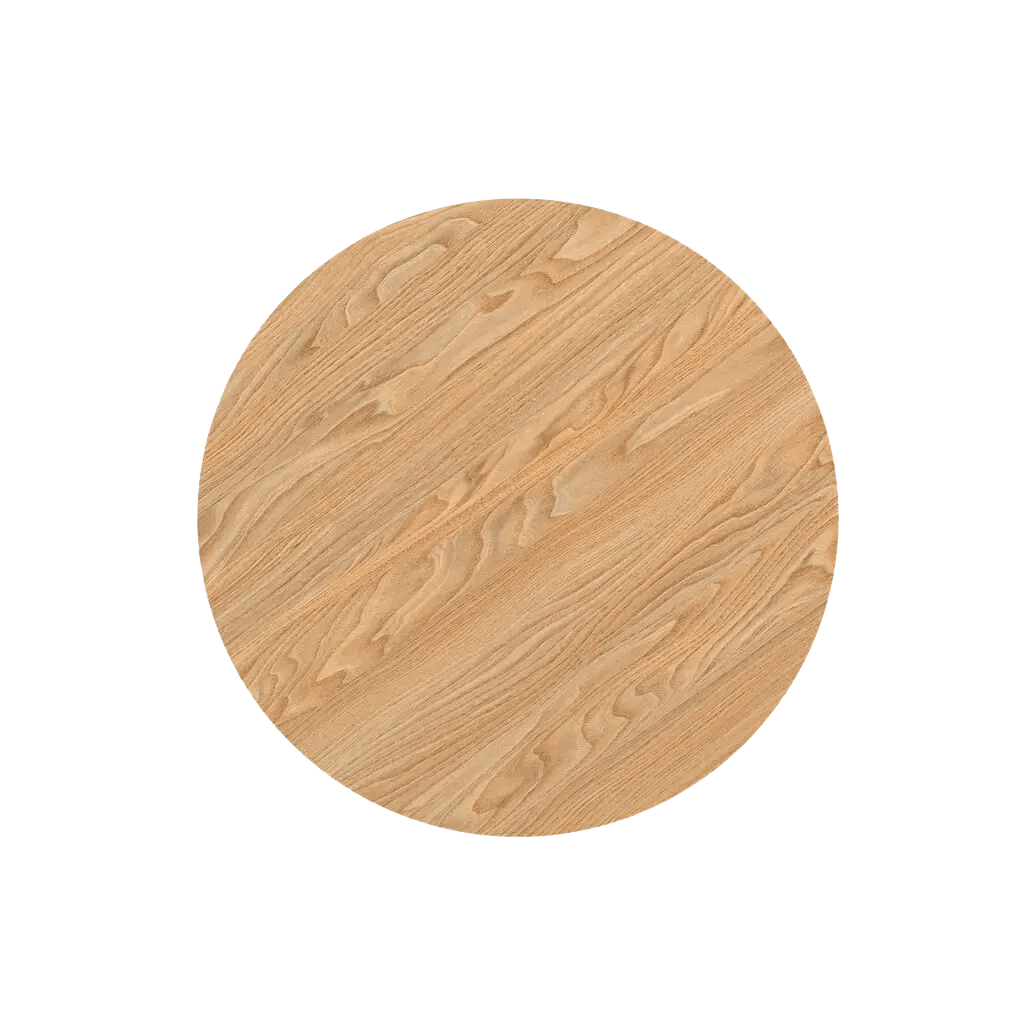 Round Ciro Melamine Table Top, Beech - Image 1