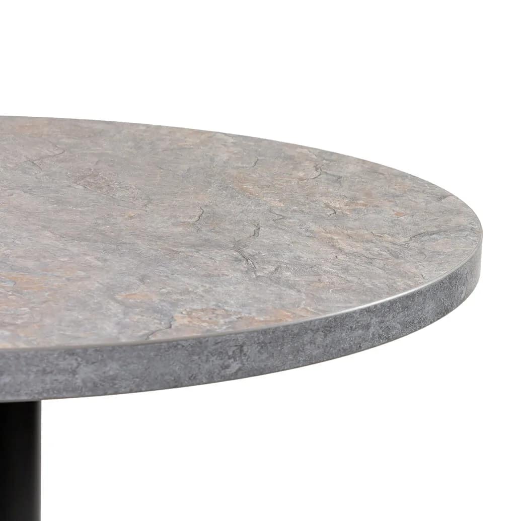 Round Ciro Melamine Table Top, Stone - Image 2