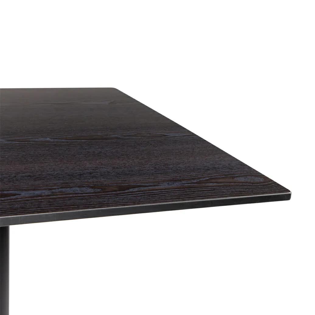 Square Diego Composite High Pressed Laminate Table Tops, Black Ash - Image 2