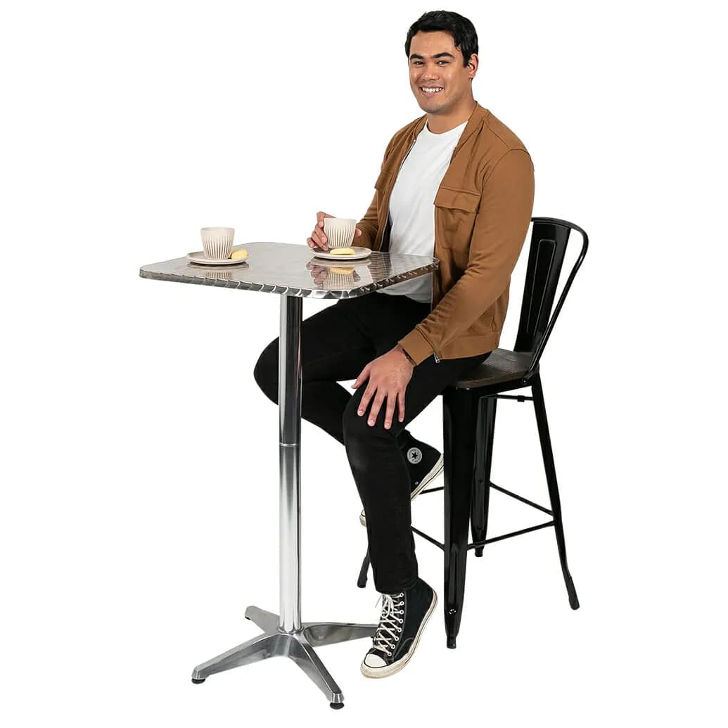 Miguel Square Outdoor Folding Dining & Bar Table - Image 5