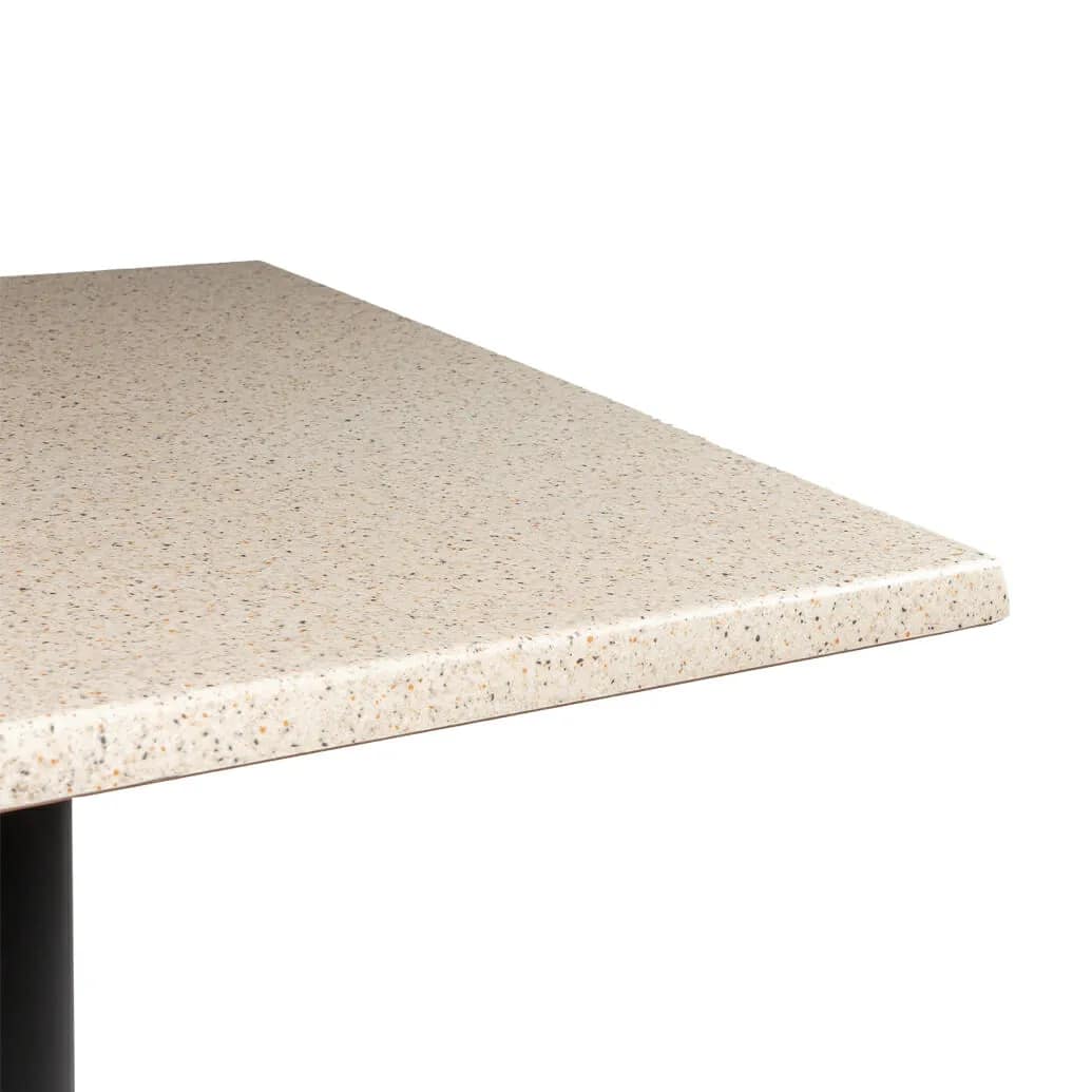 Square Ricardo High Pressed Resin Table Tops, Arketa Stone - Image 2