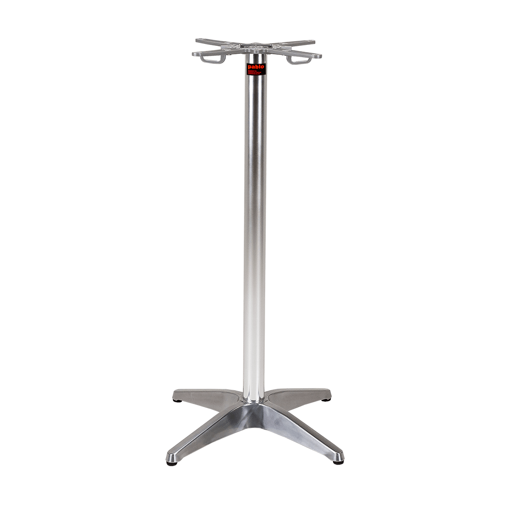 Alamo Aluminium Bar Table Base, Silver - Image 1