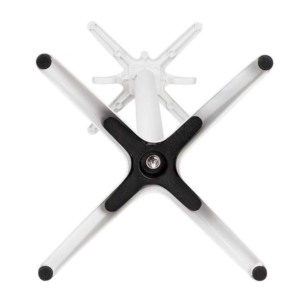 Alamo Aluminium Bar Table Base, White - Image 5