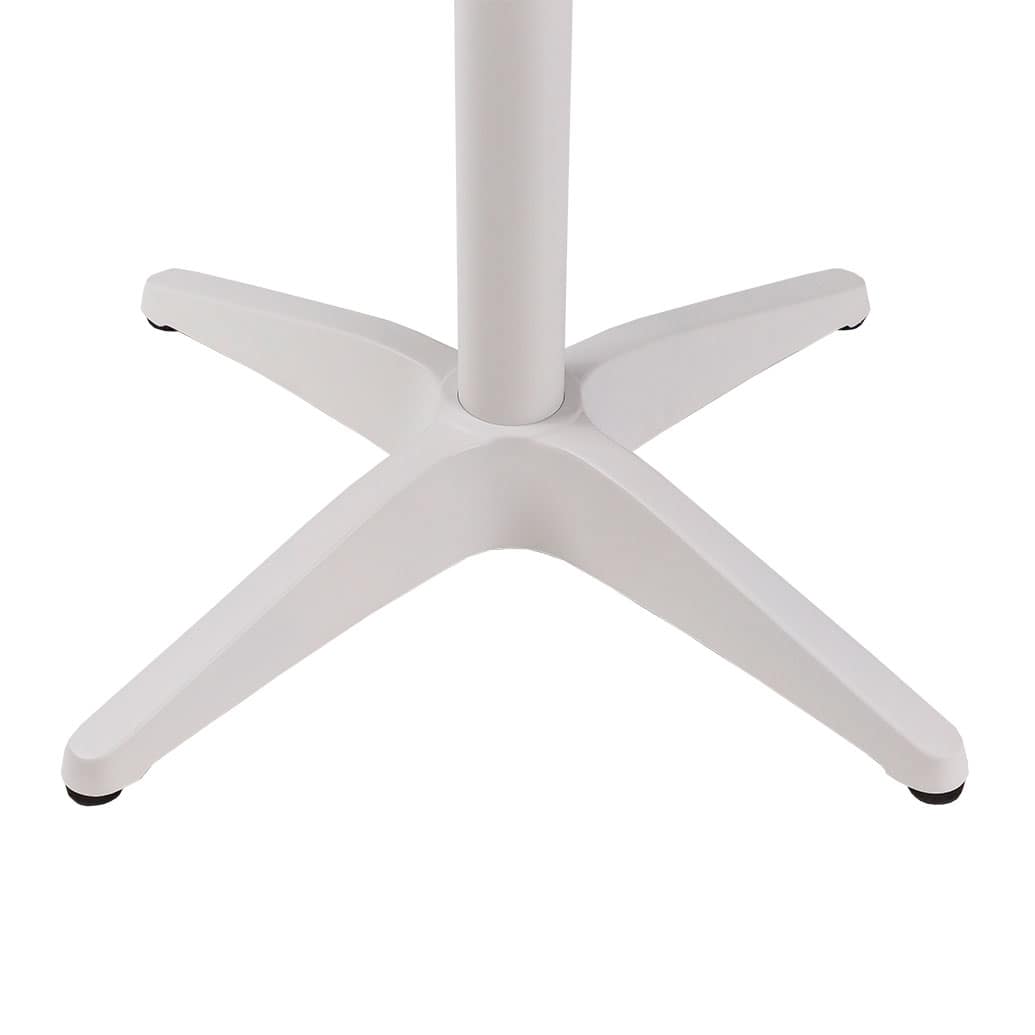 Alamo Aluminium Bar Table Base, White - Image 2
