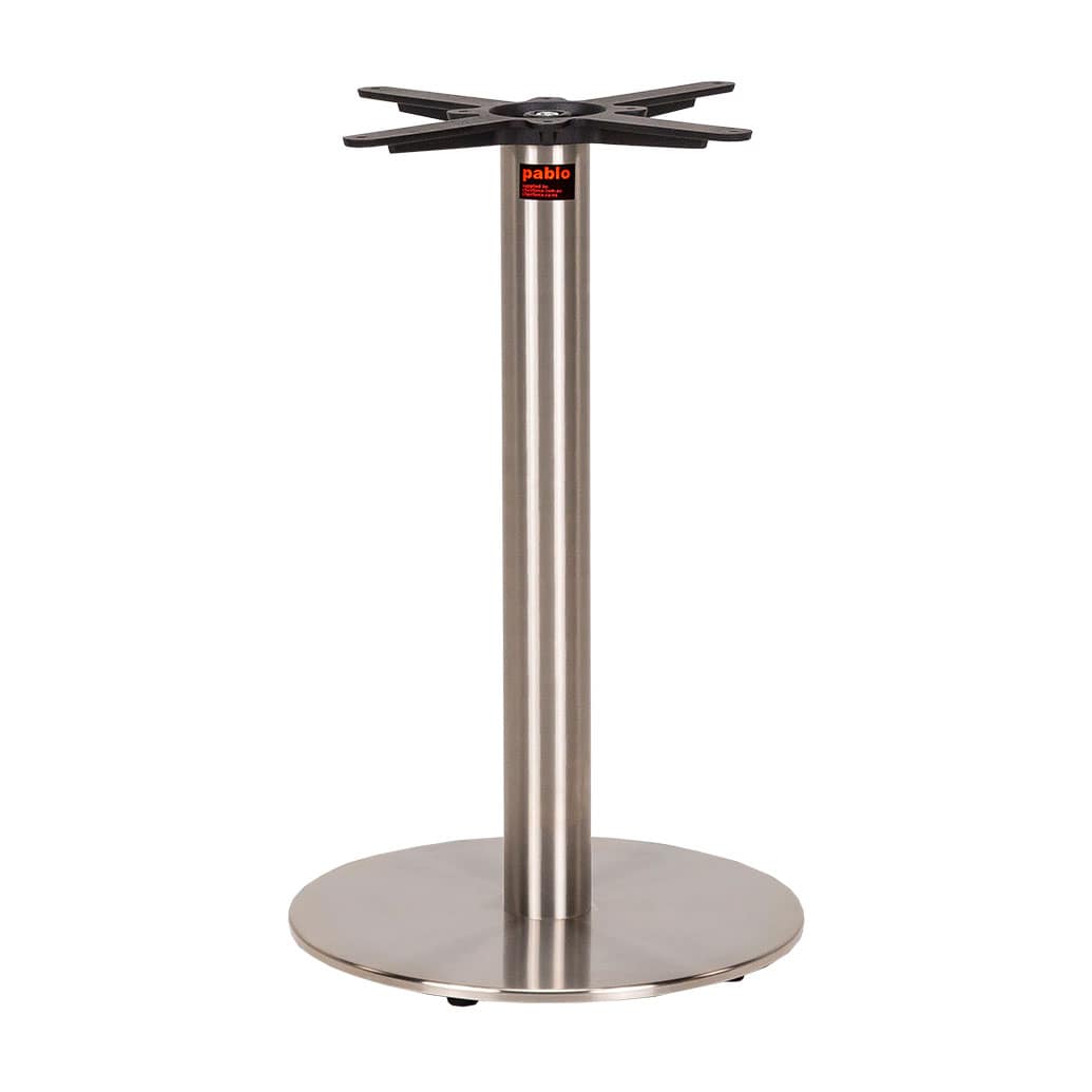 Jasper Silver Stainless Steel Dining Table Base - Image 6