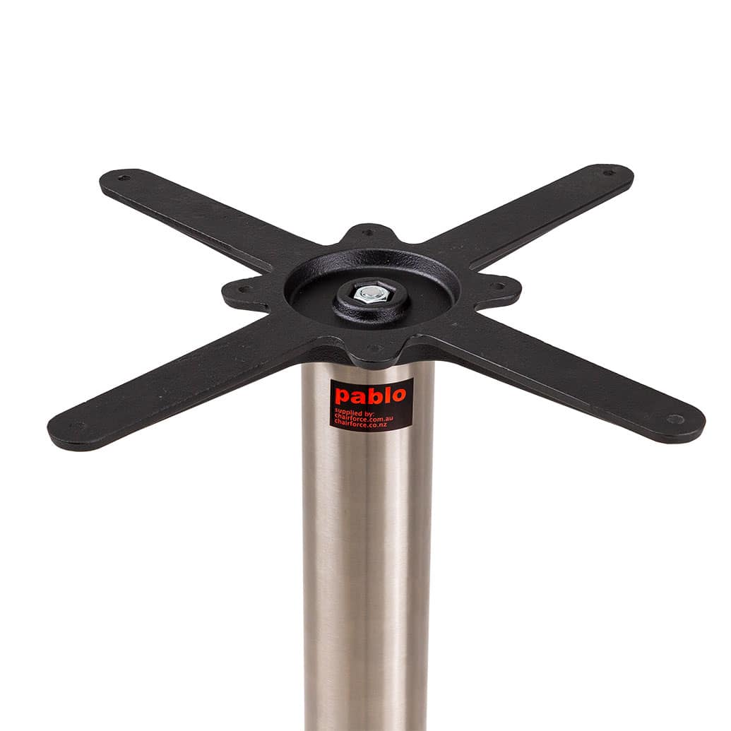 Jasper Silver Stainless Steel Dining Table Base - Image 2