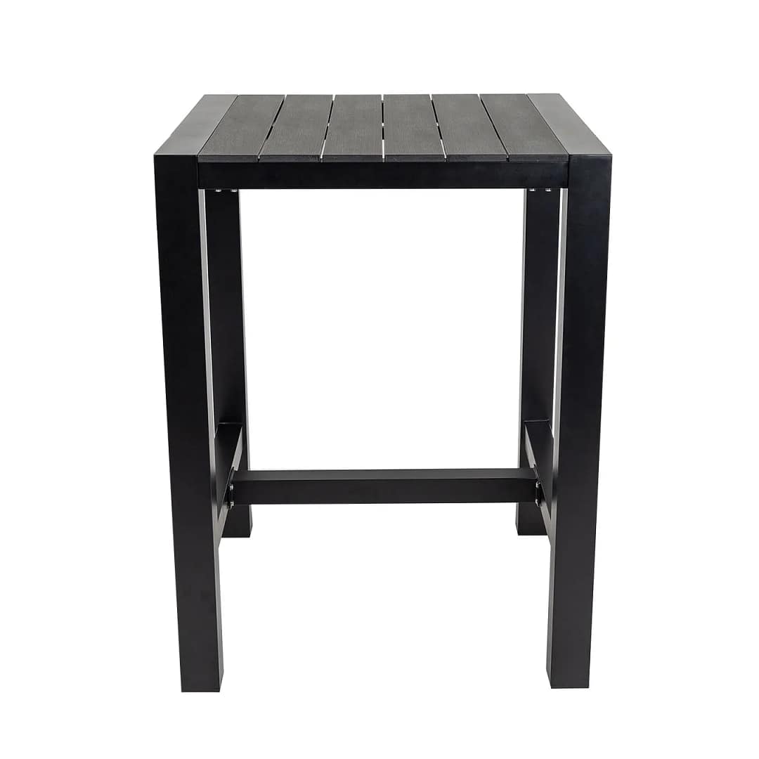 Cannes Aluminium & Polywood Outdoor Bar Table 84cm - Image 6