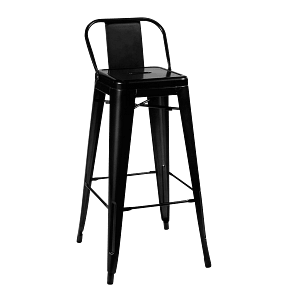 tolix bar stool black