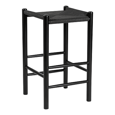 black hans wegner bar stool