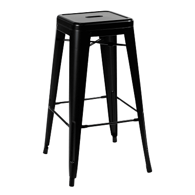 tolix bar stool matt black