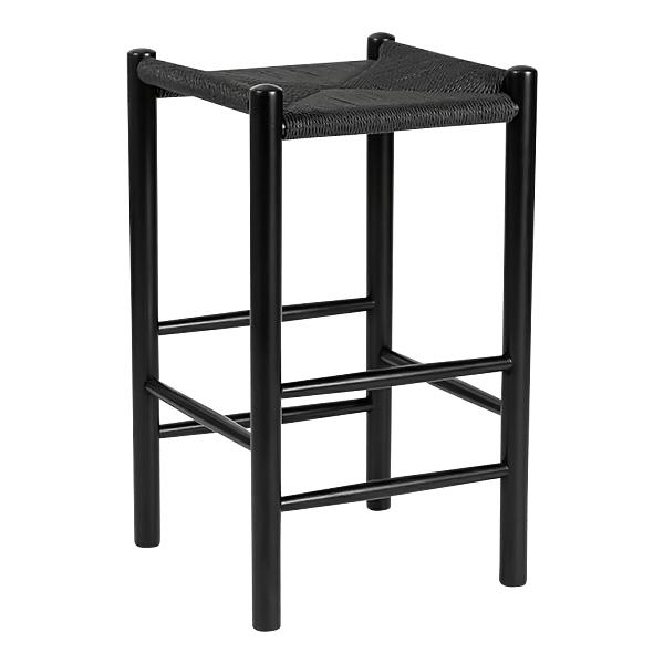 black hans wegner bar stool
