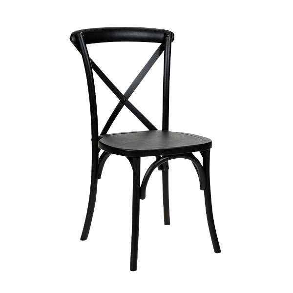 Black Cross Back Dining Chair