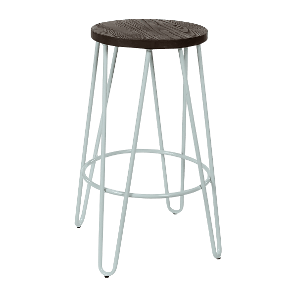Hairpin kitchen counter stool