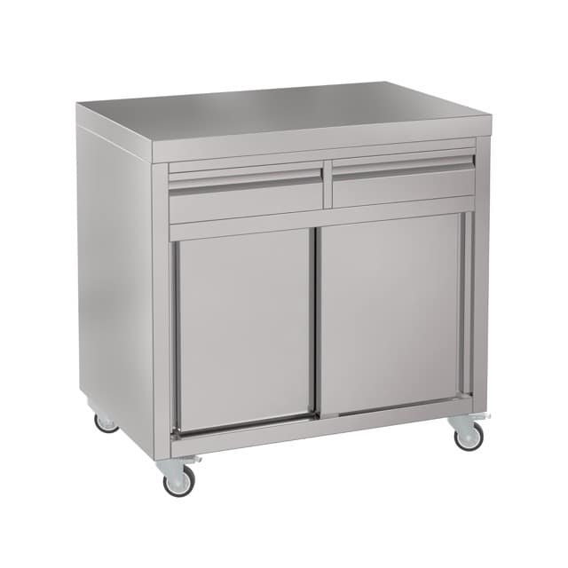 Stainless Cabinet 90 x 61 x 90cm high - Image 3