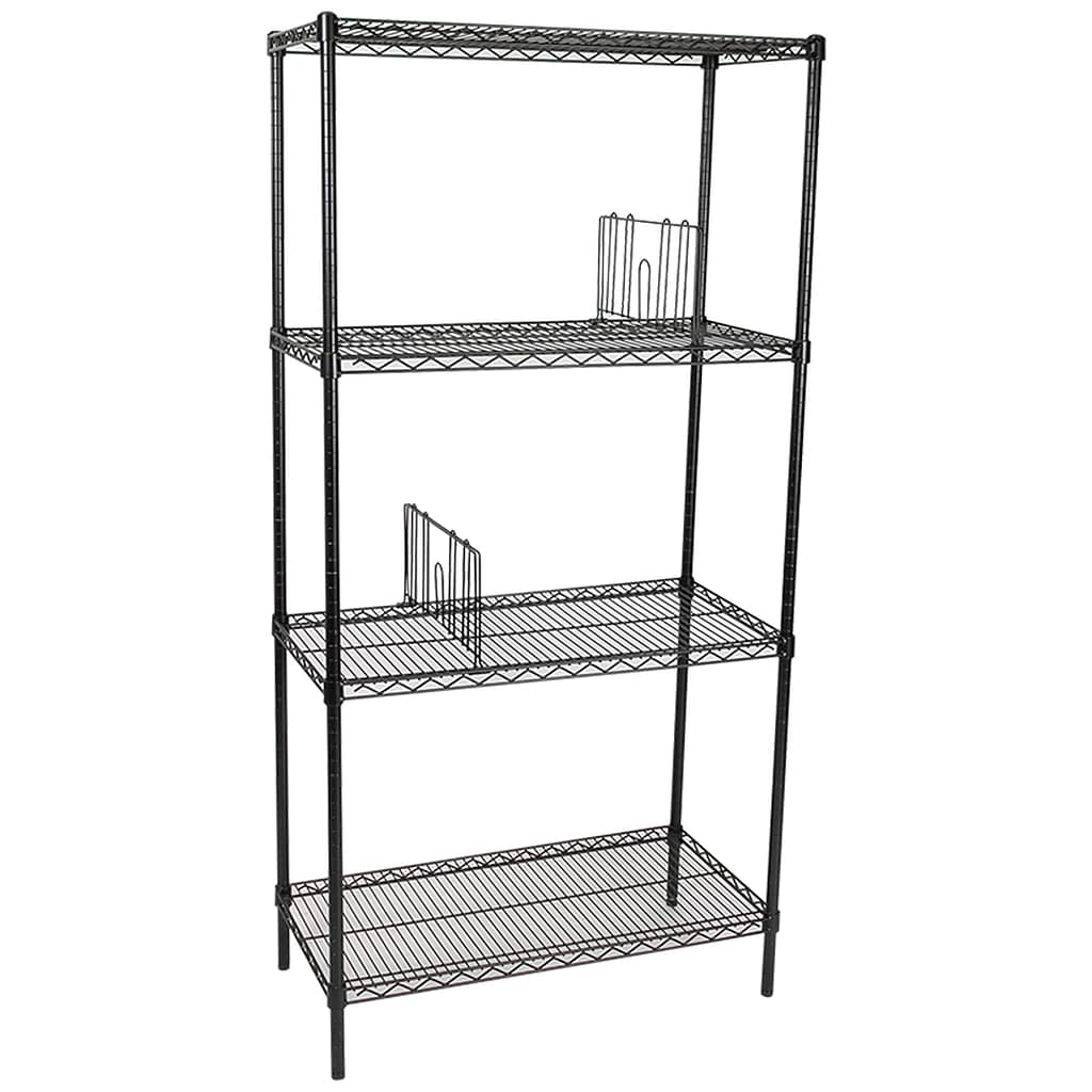 Epoxy Wire Shelving For Coolroom/Dry Store, 4 Tier, 914 X 457 deep x