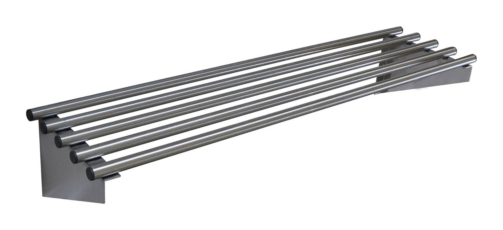 Stainless Steel Pipe Wall Shelf, 1200 X 300mm deep - Brayco Commercial ...