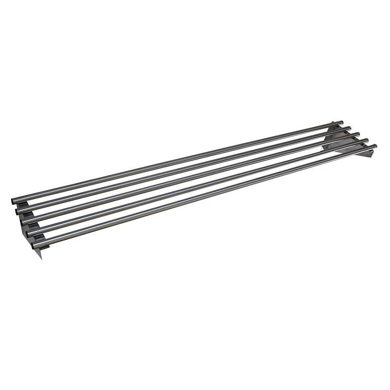 Stainless Steel Pipe Wall Shelf, 1800 X 450mm deep - Brayco Commercial ...