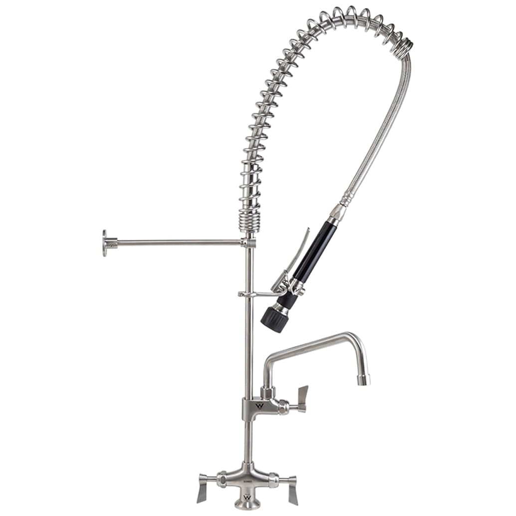 Pre Rinse Unit With Pot Filler Tap, Variable Trigger Brayco