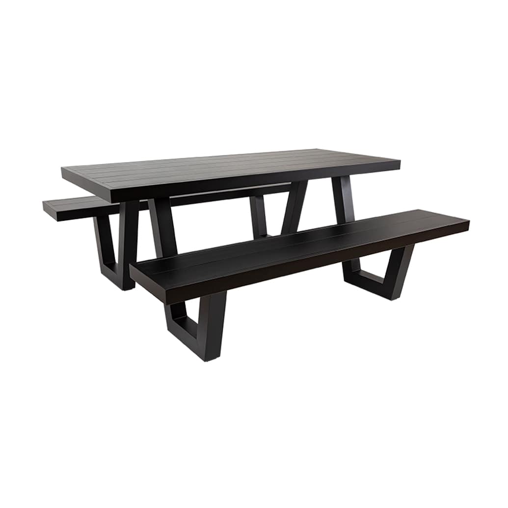 NEW Wave Aluminium Outdoor Picnic Table 180cm