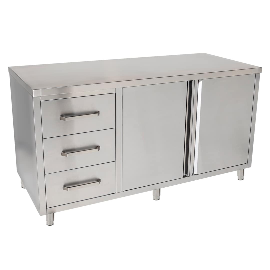Stainless Steel Commercial BBQ Cabinet, 1600 x 700 x 900mm high