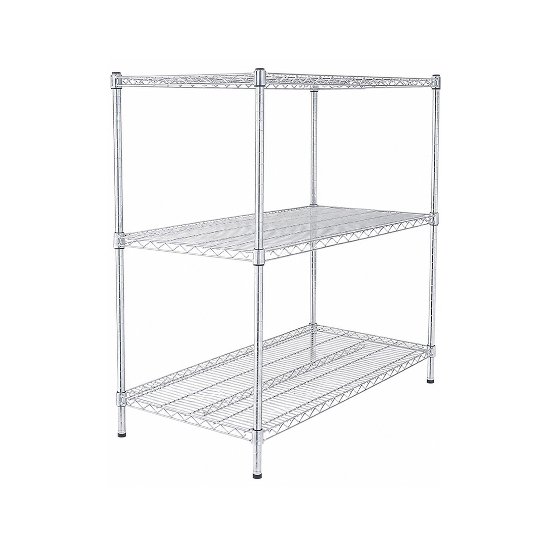 Chrome Wire Dry Store Shelving, 3 Tier, 914 X 457 deep x 900mm high
