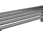 Stainless Steel Commercial Kitchen Pipe Wall Shelves, 900 X 300mm deep-0
