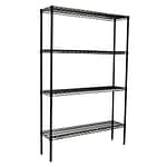 Epoxy Coolroom Shelves 4 Tier, 1219 x 305 deep x 1800mm high-0