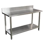 Premium Stainless Steel Splashback Bench (1500 X 610)-0