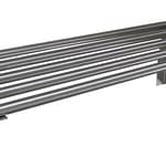 Stainless Steel Commercial Kitchen Pipe Wall Shelves, 900 X 300mm deep-0
