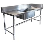 Splashback Extension to fit 610mm Benches and Sinks-1371