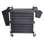 NEW Polypropylene Catering Trolley, 3-Tier With Castors, 823 X 405 x 850mm high-3241