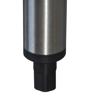 2 Stainless Steel Legs, with adjustable feet