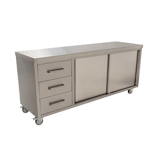 Outdoor Commercial Kitchen Cabinet, 2000 x 610 x 900mm high