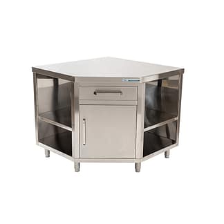 Outdoor Corner Cabinet, 1000 x 1000 x 900mm high