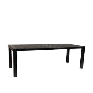 Cannes Aluminium Outdoor Dining Table with Polywood Top 230 x 90cm