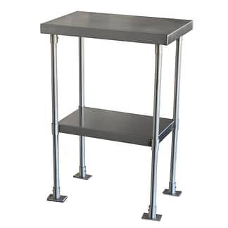 Stainless Steel Over Bench Shelf 2-Tier, 550 x 350mm