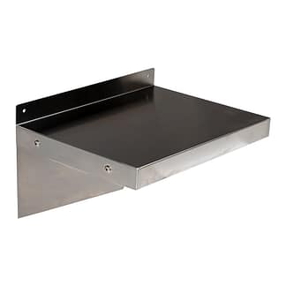 Stainless Steel Solid Wall Shelf, 400 X 300mm deep