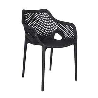 Breeze Arm Chair, Black