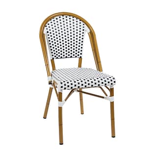 Bistro Outdoor Chair - Black/White