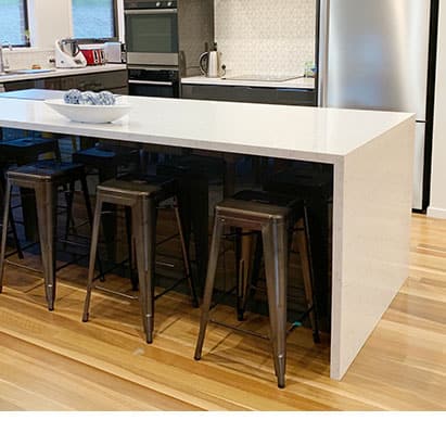 wooden counter tables