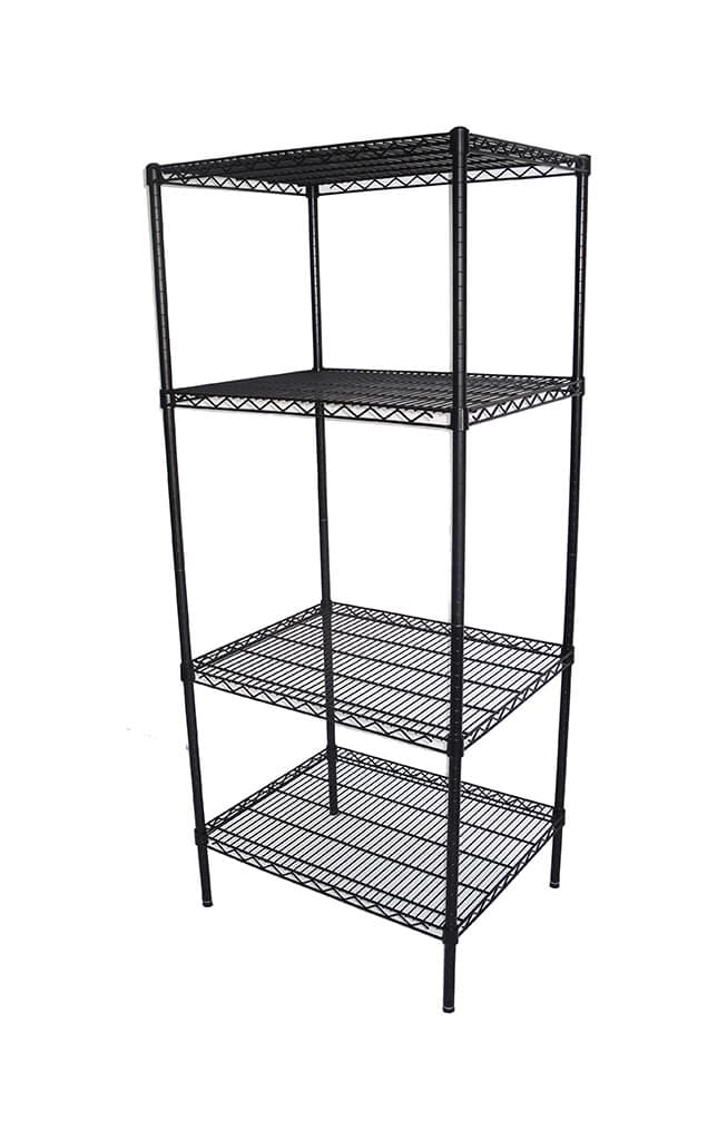 Epoxy Wire Shelving For Coolroom/Dry Store, 4 Tier, 762 X 610 deep x 1800mm high