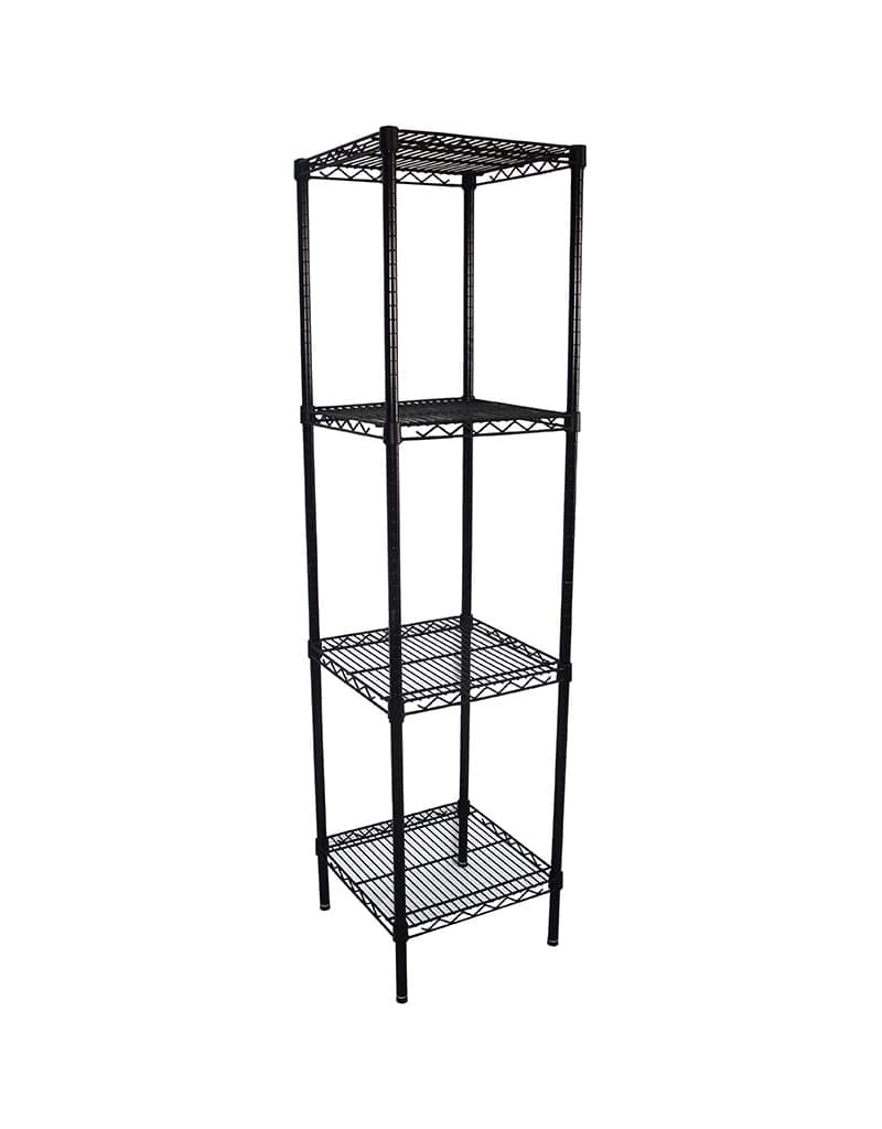 Epoxy Wire Shelving For Coolroom/Dry Store, 4 Tier, 457 X 457 deep x 1500mm high