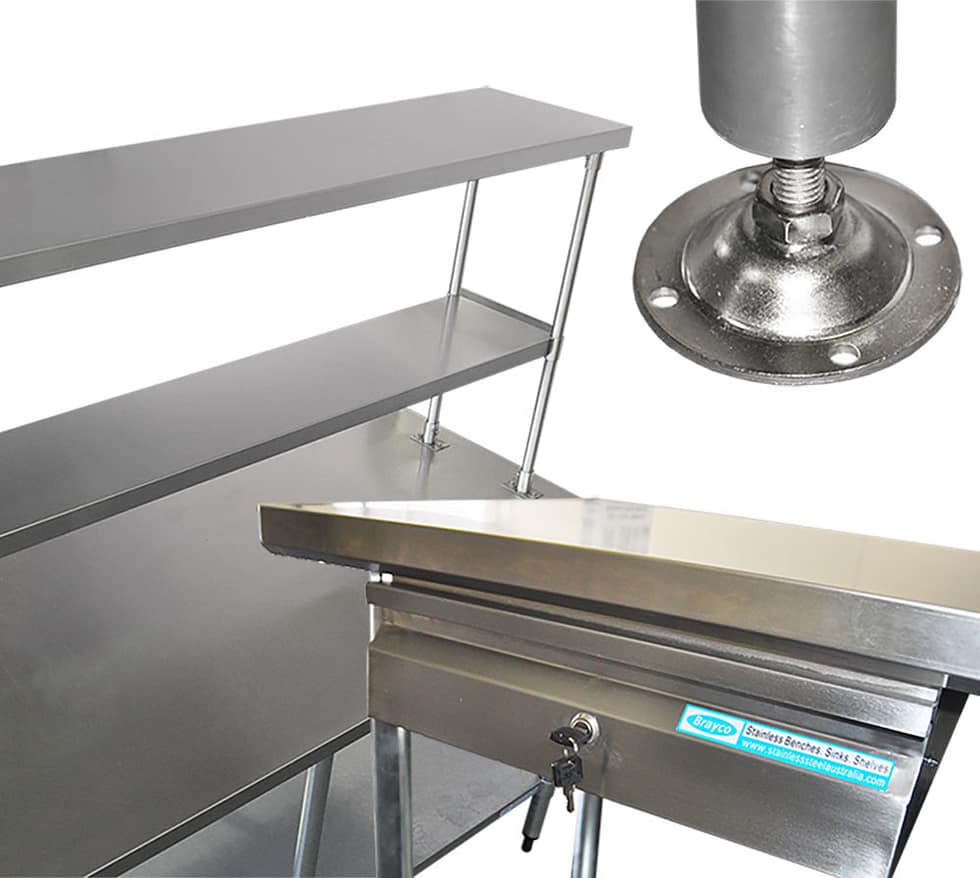 cheap stainless steel benches