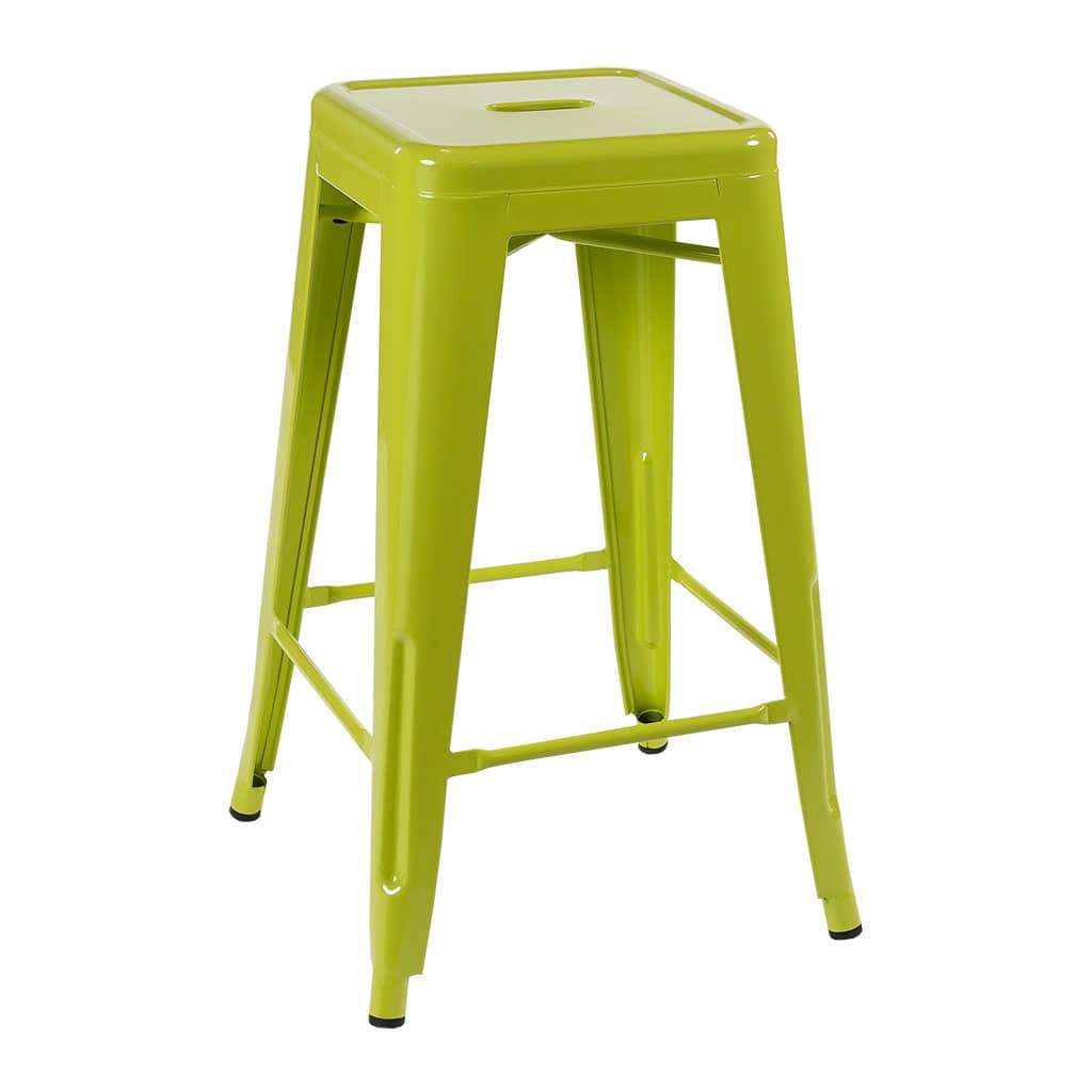 Replica Tolix Kitchen Stool, 66cm – Limey