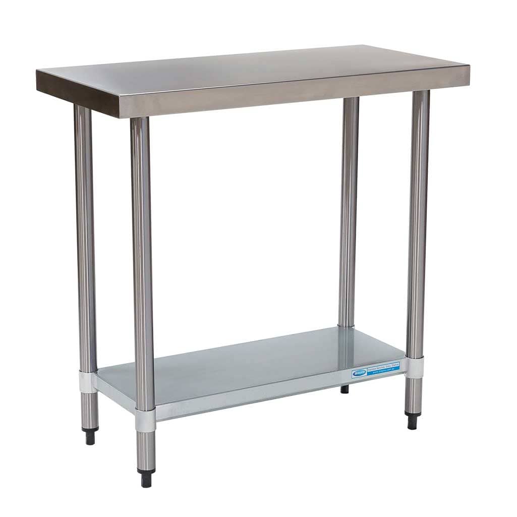 Commercial 304 Grade Stainless Steel Flat Bench 900 x 450 x 900mm high