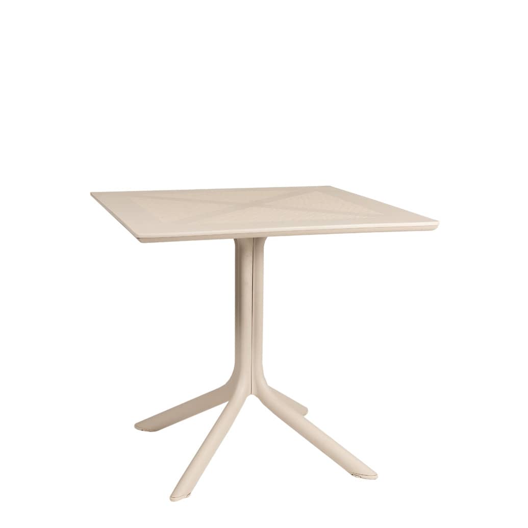 Vera Outdoor Table 80cm Square – Cream