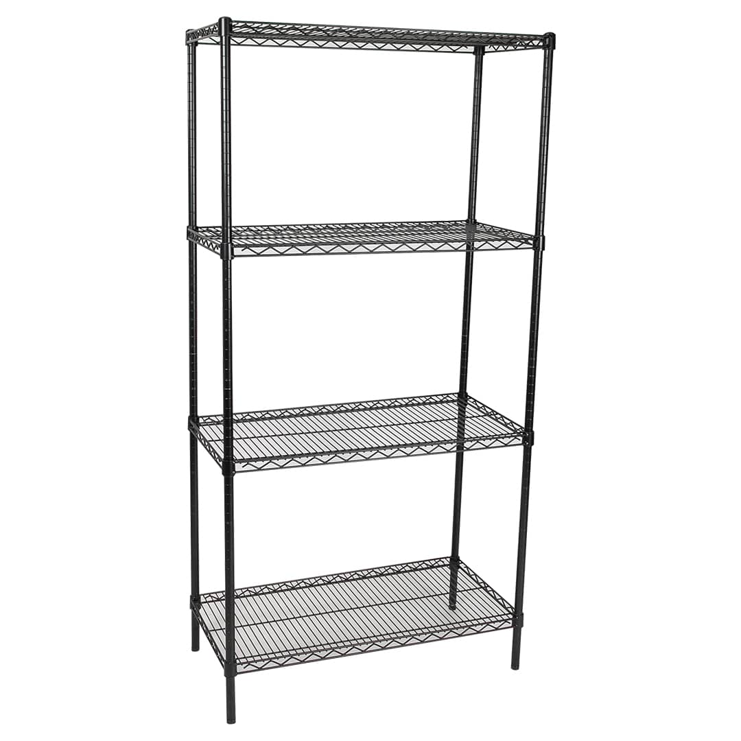 Epoxy Wire Shelving For Coolroom/Dry Store, 4 Tier, 914 X 457 deep x 1800mm high