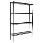 Epoxy Coolroom Shelves 4 Tier, 1219 x 305 deep x 1800mm high-0