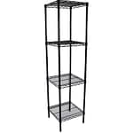 Epoxy Wire Shelving 4 Tier, 457 X 457 deep x 1800mm high-0